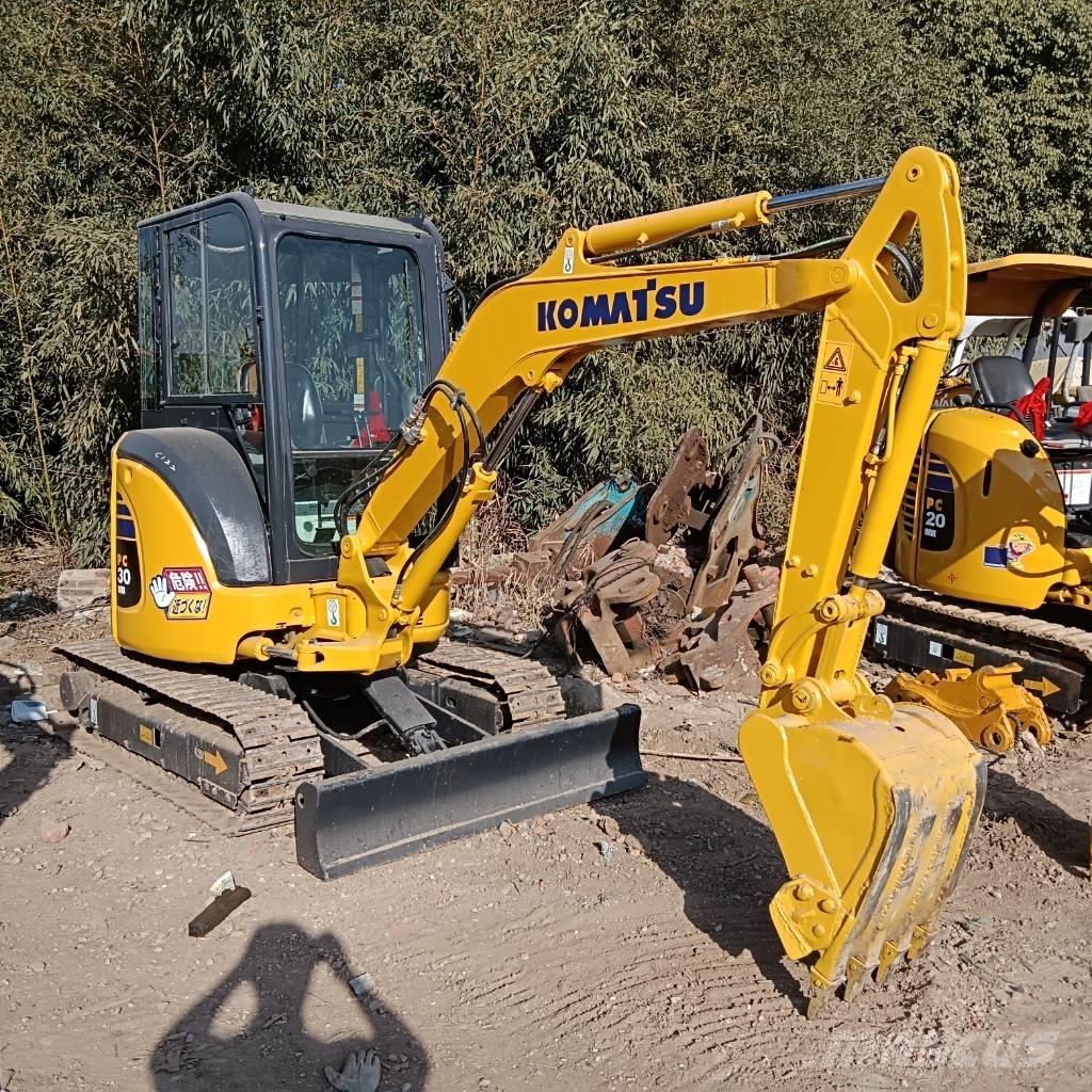 Komatsu PC 30 MR-3 Mini ekskavatörler, 7 tona dek