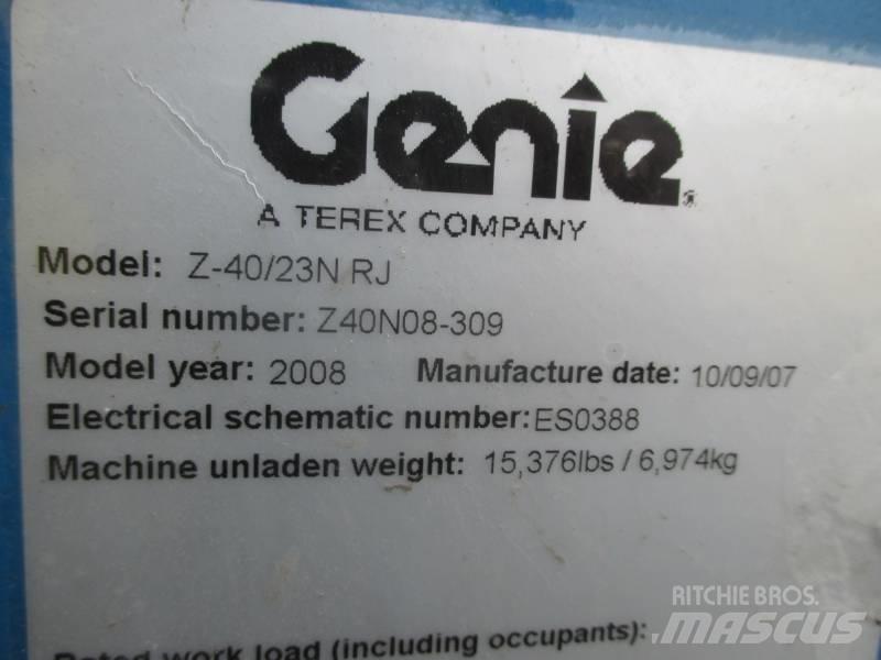 Genie Z 40/23 N RJ Körüklü personel platformları