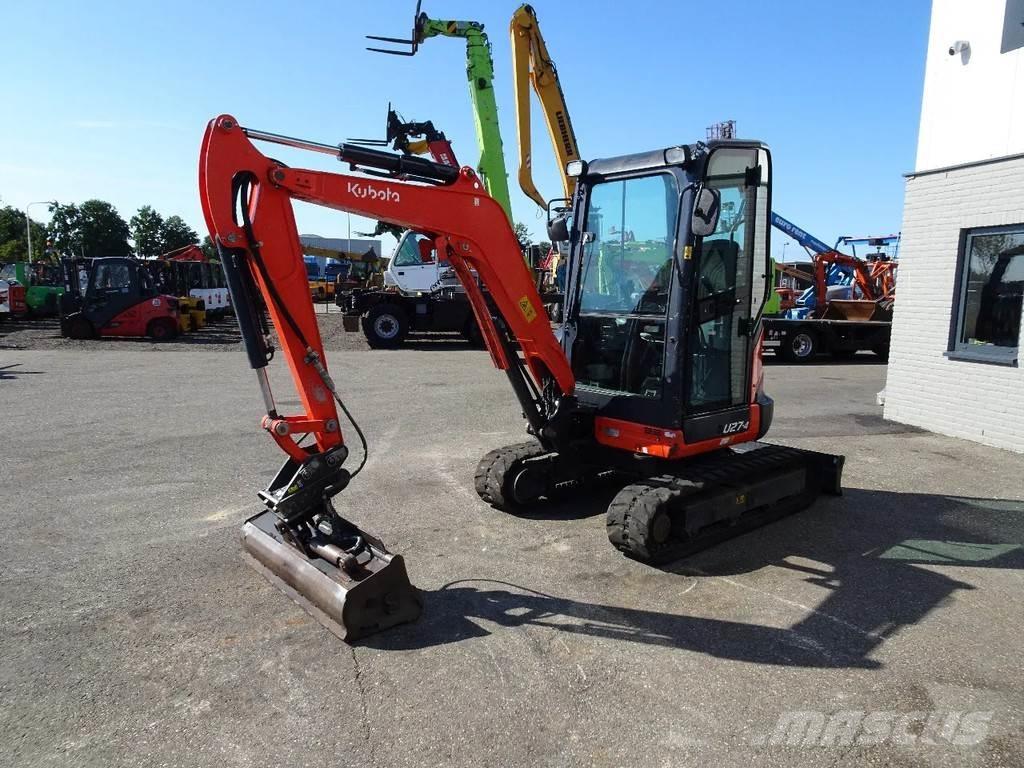 Kubota U27-4 Mini ekskavatörler, 7 tona dek