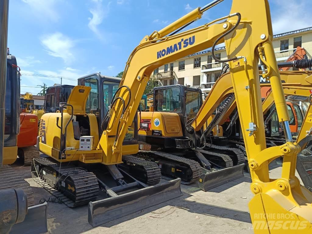 Komatsu PC 56 Mini ekskavatörler, 7 tona dek