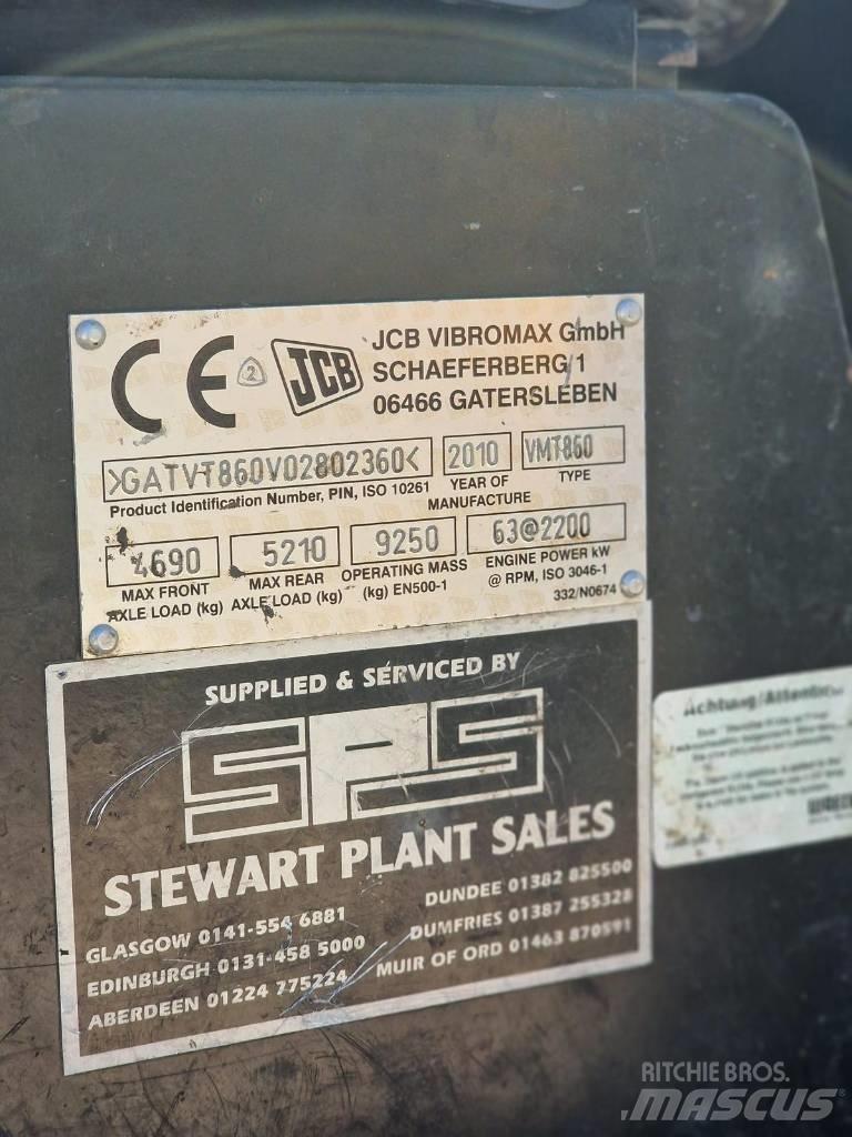 JCB Vibromax VMT 860 Çift tamburlu silindirler