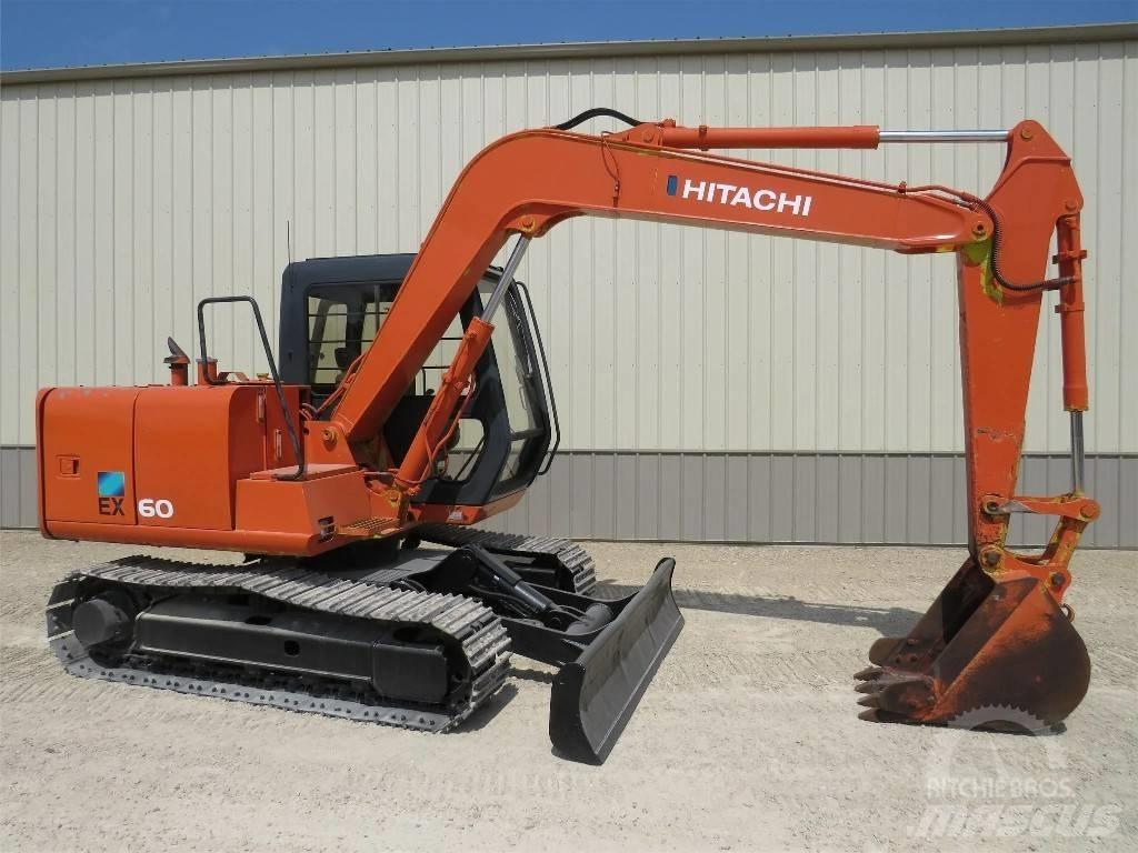Hitachi EX 60 Mini ekskavatörler, 7 tona dek