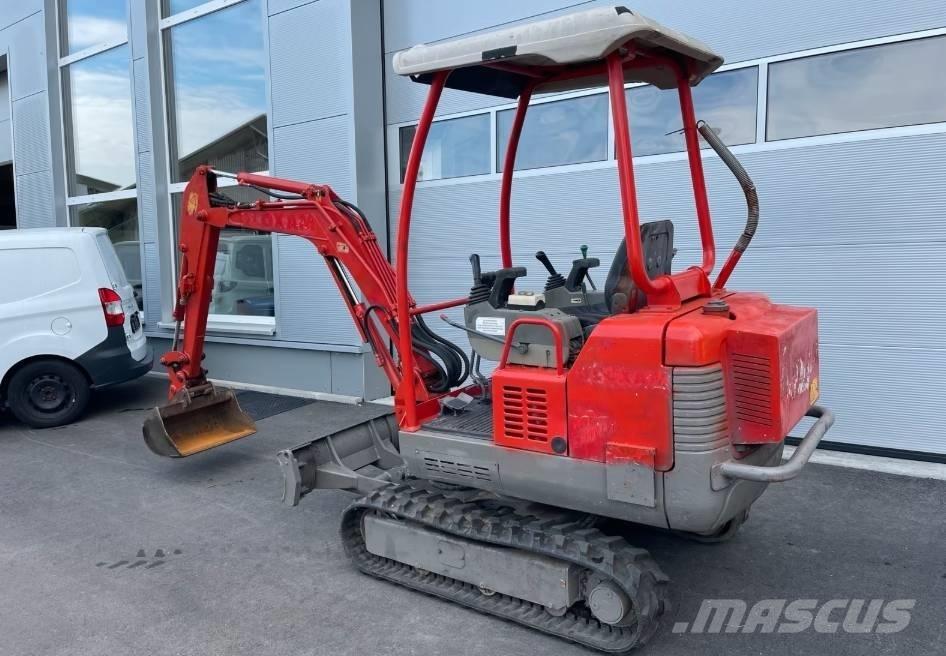 Takeuchi TB 016 Mini ekskavatörler, 7 tona dek