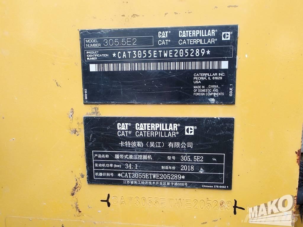 CAT 305.5 Paletli ekskavatörler