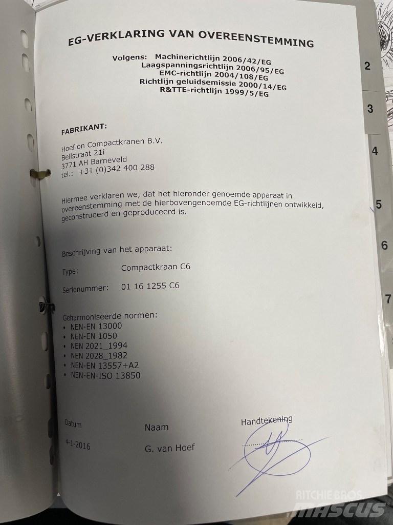 Hoeflon C 6 SOLD Mini vinçler