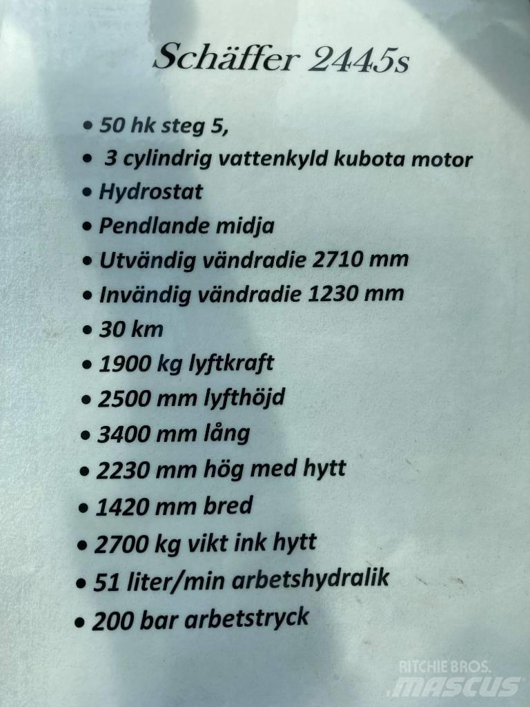Schäffer 2445s Çok amaçlı yükleyiciler