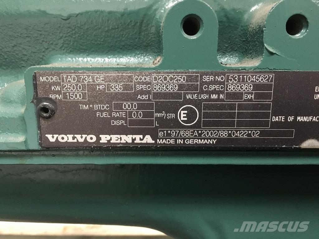 Volvo TAD734GE NEW Motorlar