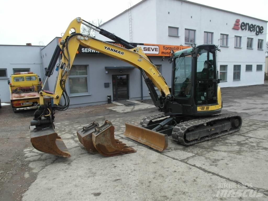 Yanmar Vio 57 U Mini ekskavatörler, 7 tona dek