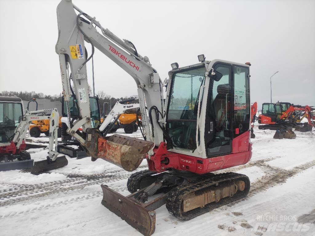 Takeuchi TB 230 Mini ekskavatörler, 7 tona dek