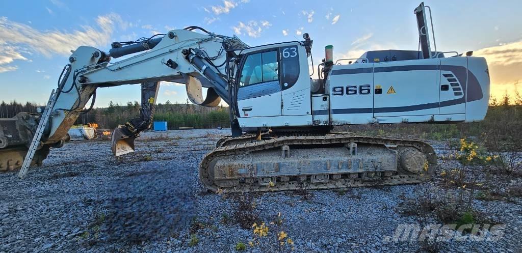 Liebherr R 966 HD Paletli ekskavatörler