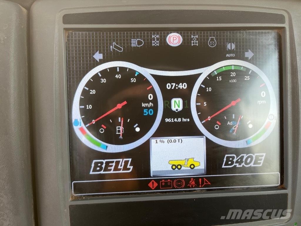 Bell B 40 E Belden kirma kaya kamyonu