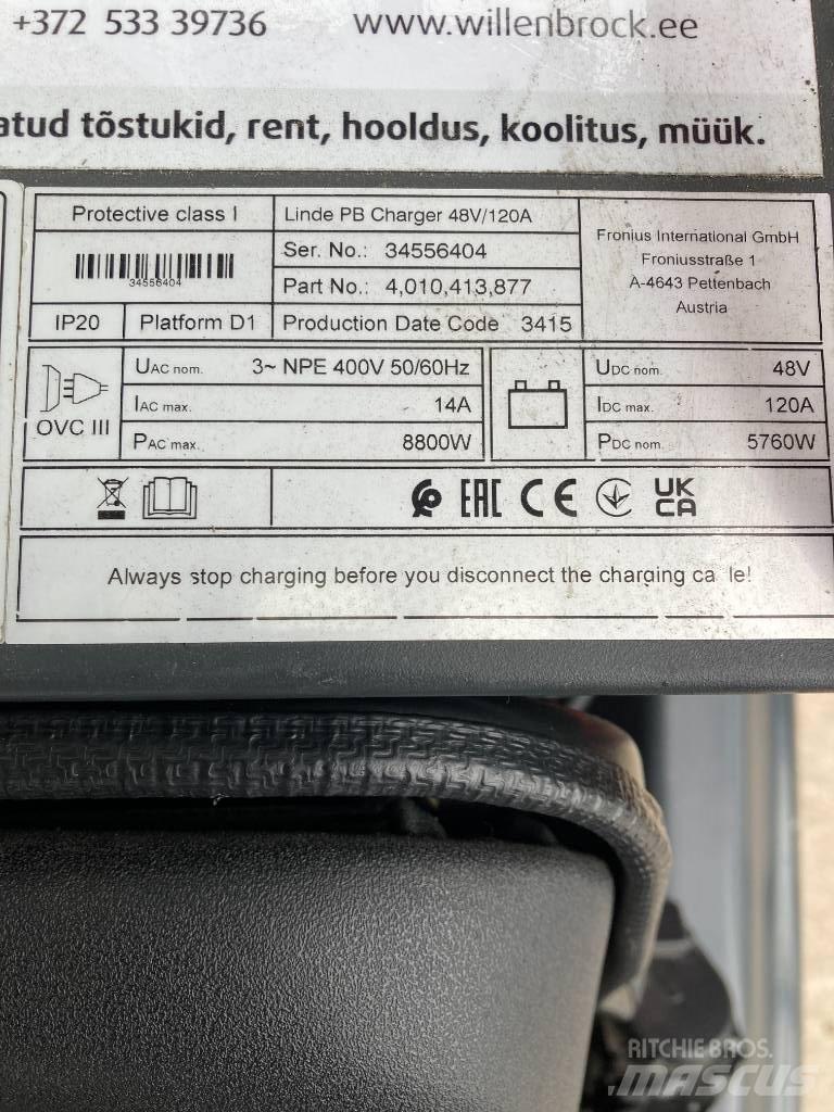 Linde EG20PH/1275-02 Elektrikli forkliftler