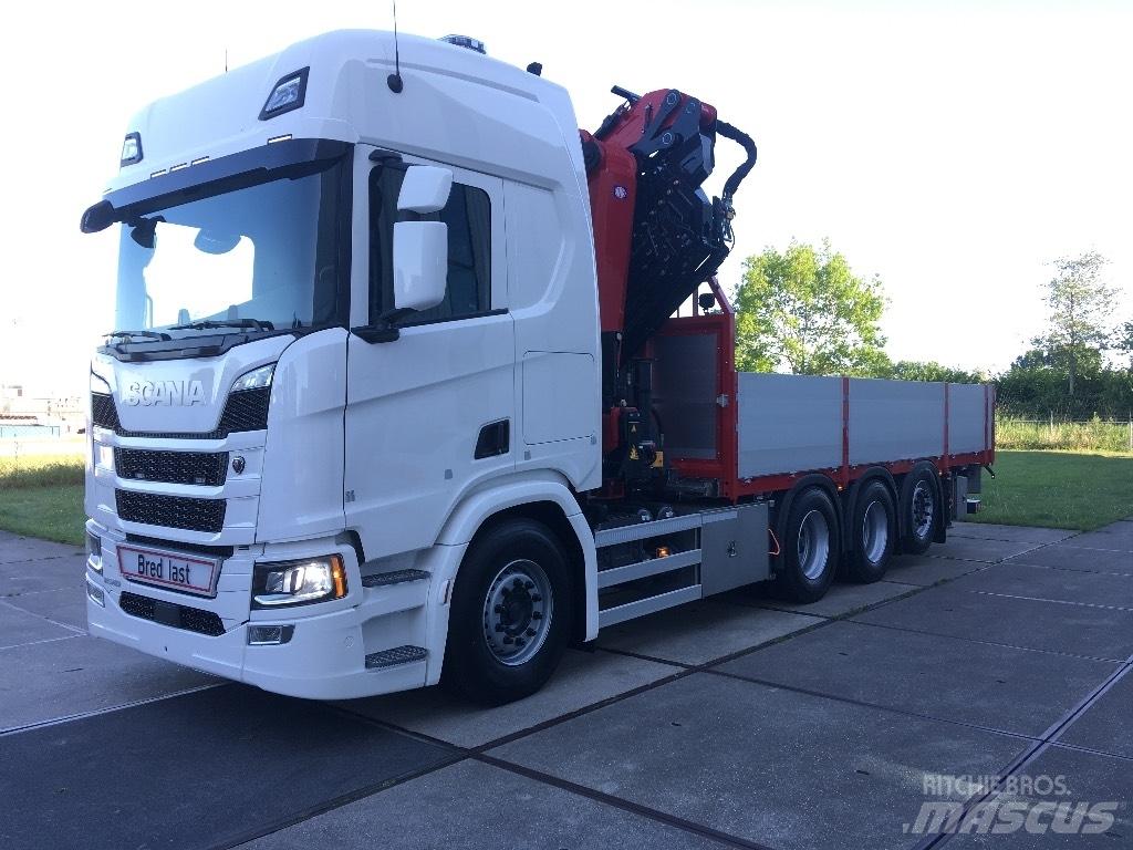 Scania R 560 Araç üzeri vinçler