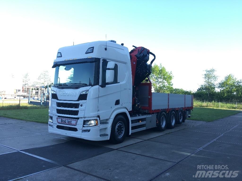 Scania R 560 Araç üzeri vinçler
