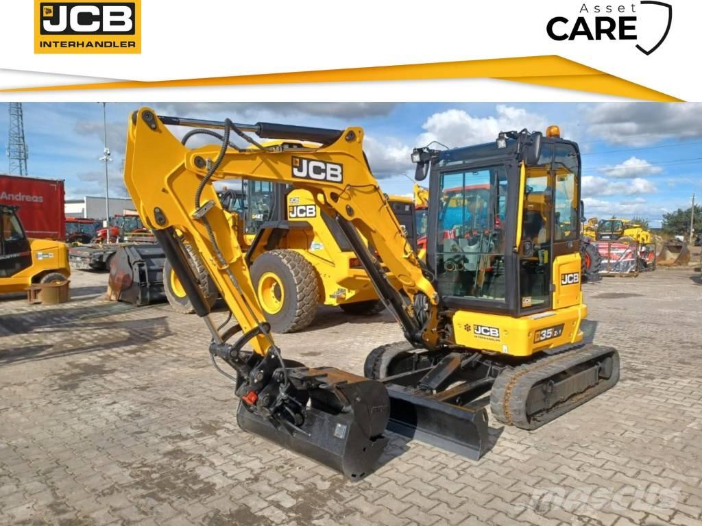 JCB 35 Z Mini ekskavatörler, 7 tona dek