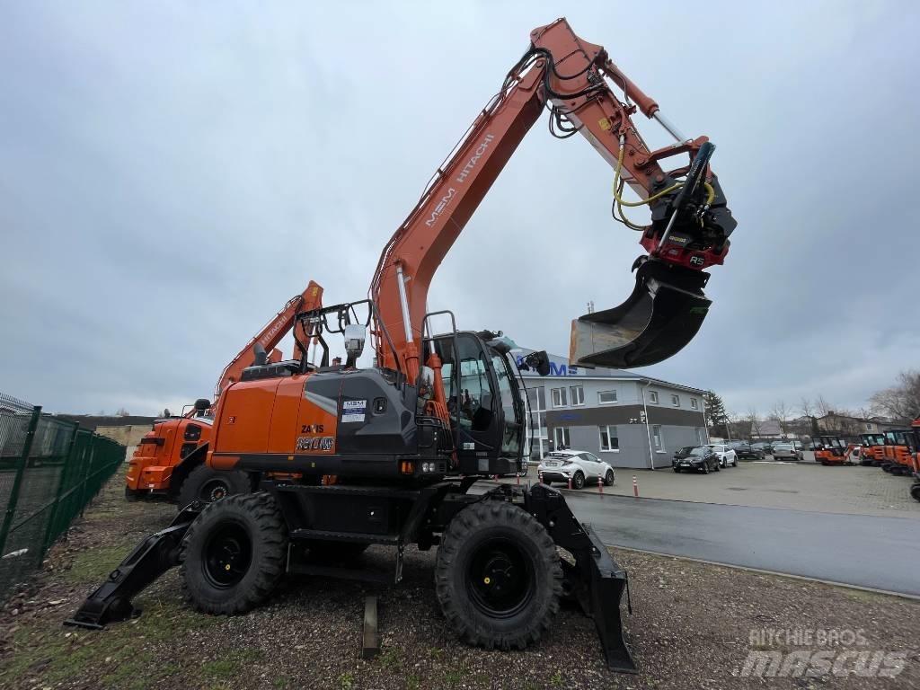 Hitachi ZX180W-7 Lastik tekerli ekskavatörler