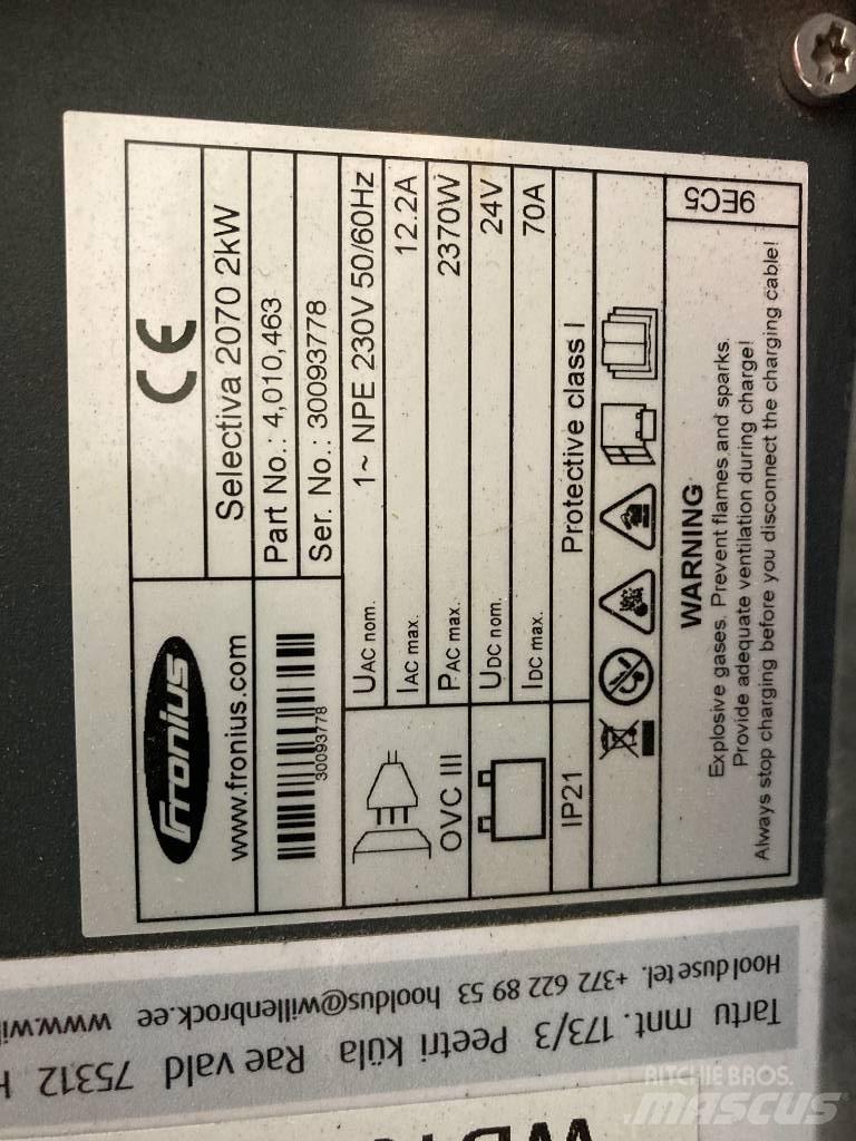 Linde E12/386 Elektrikli forkliftler