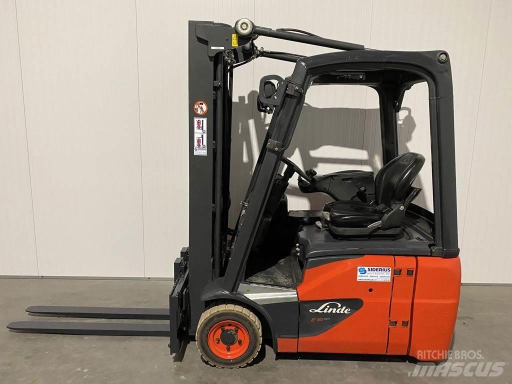 Linde E16C-02 Elektrikli forkliftler