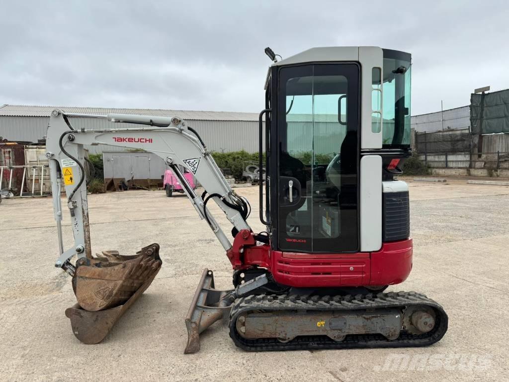 Takeuchi TB 23 R Mini ekskavatörler, 7 tona dek