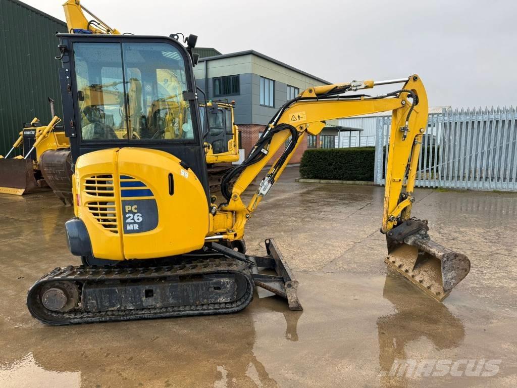 Komatsu PC 26 MR-3 Mini ekskavatörler, 7 tona dek