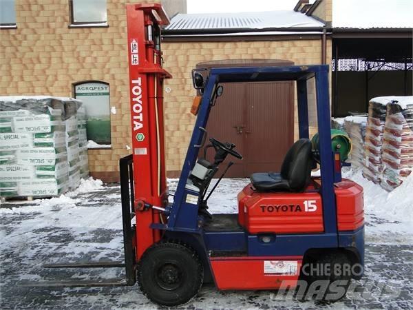 Toyota 5FGL15 LPG'li forkliftler