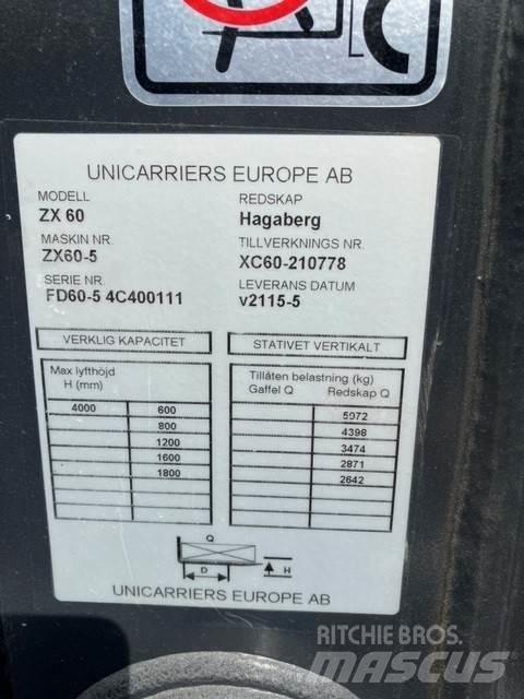UniCarriers DX60-5 Dizel forkliftler