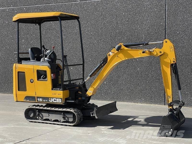 JCB 15 C - 1 Mini ekskavatörler, 7 tona dek