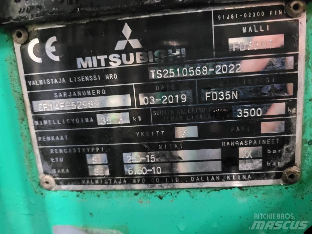 Mitsubishi FD35NTD Dizel forkliftler
