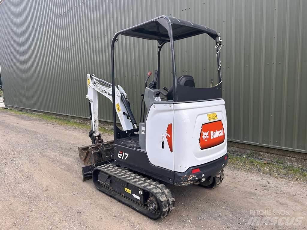 Bobcat E17 Mini ekskavatörler, 7 tona dek