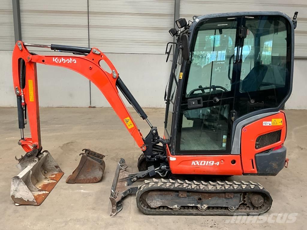 Kubota KX 019-4 Mini ekskavatörler, 7 tona dek