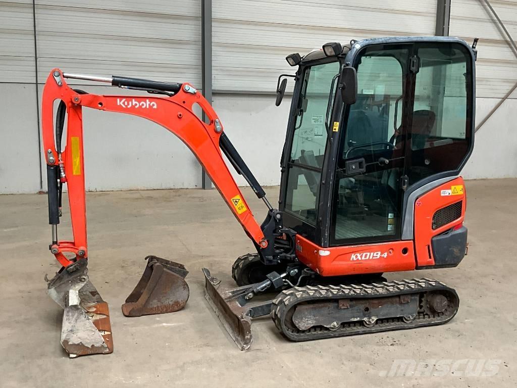 Kubota KX 019-4 Mini ekskavatörler, 7 tona dek