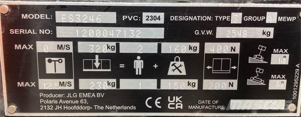 JLG ES3246 Makasli platformlar