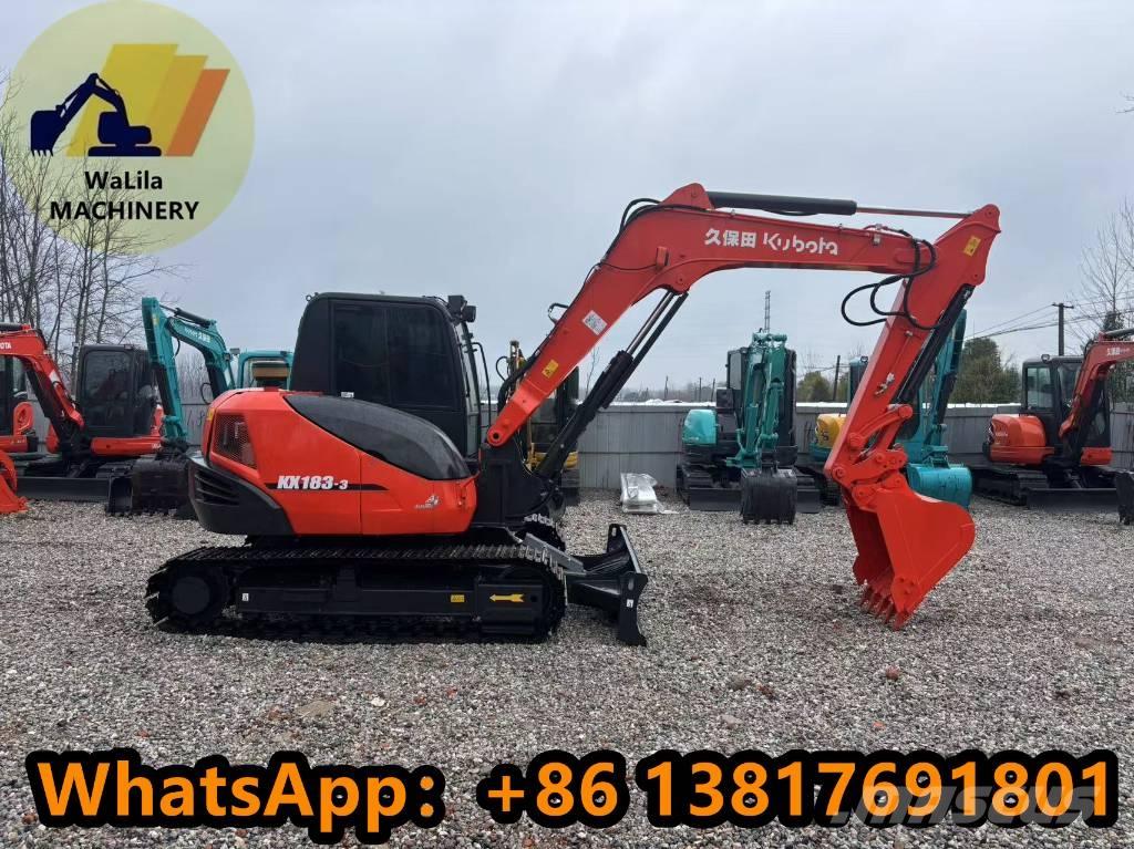 Kubota KX 183 Mini ekskavatörler, 7 tona dek