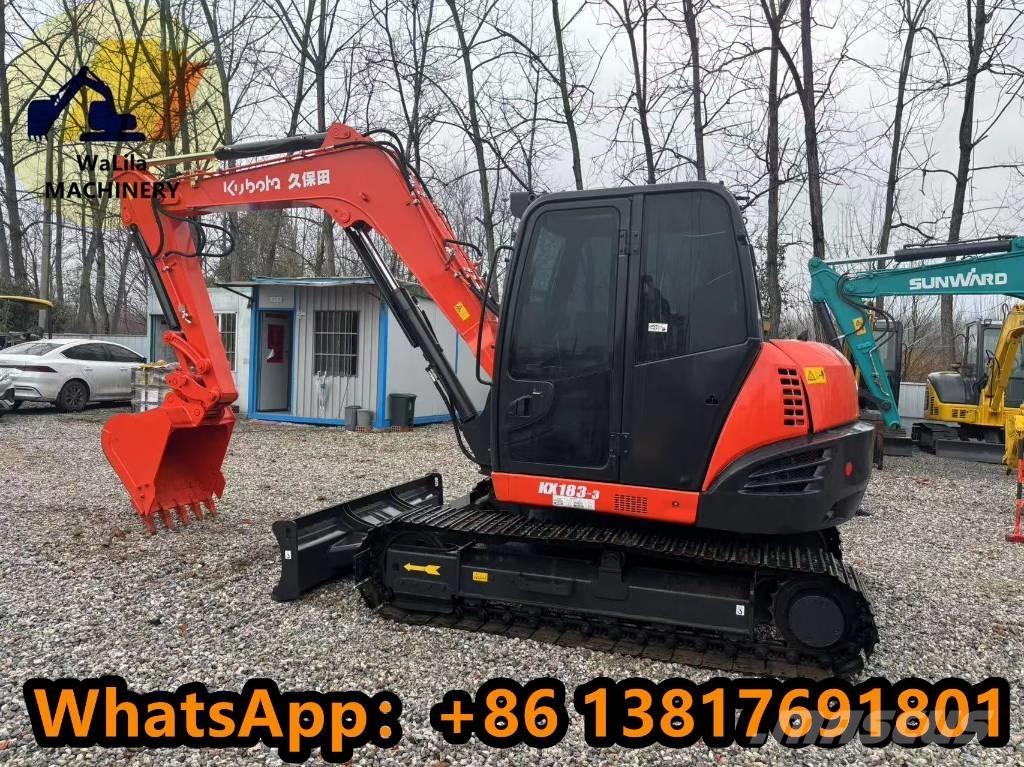 Kubota KX 183 Mini ekskavatörler, 7 tona dek