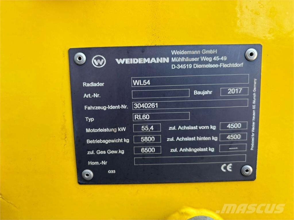 Wacker WL 54 Tekerlekli yükleyiciler