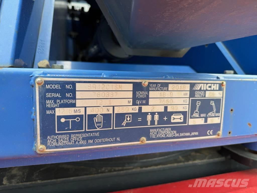 Aichi SR 12 CSM Teleskopik personel platformları