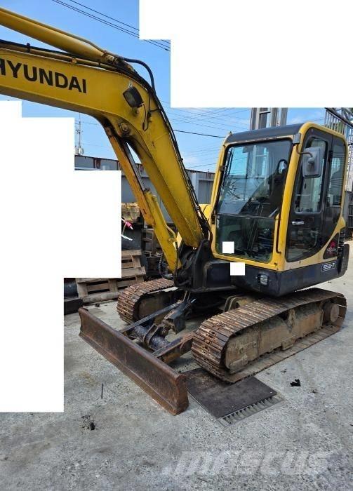 Hyundai ROBEX 555 Mini ekskavatörler, 7 tona dek