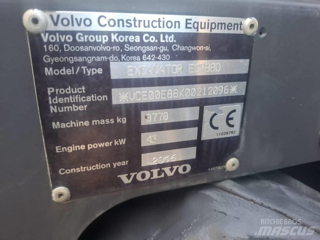 Volvo ECR 88 D Midi ekskavatörler 7 - 12 t