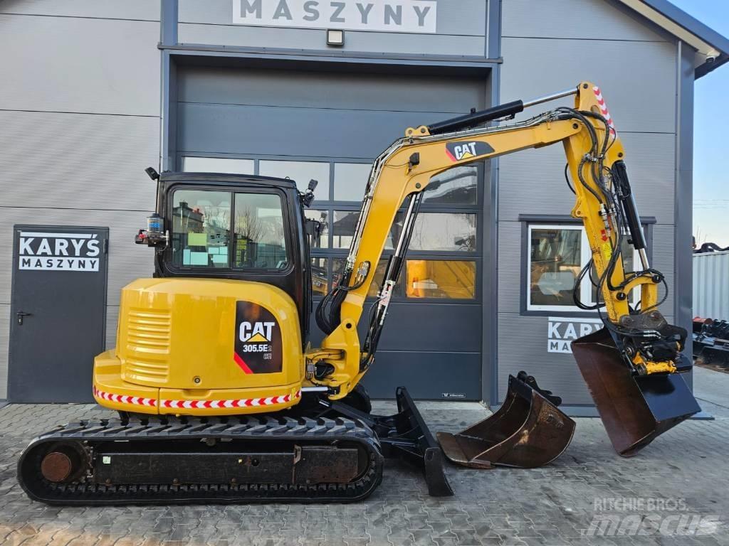 CAT 305.5 E2 Mini ekskavatörler, 7 tona dek