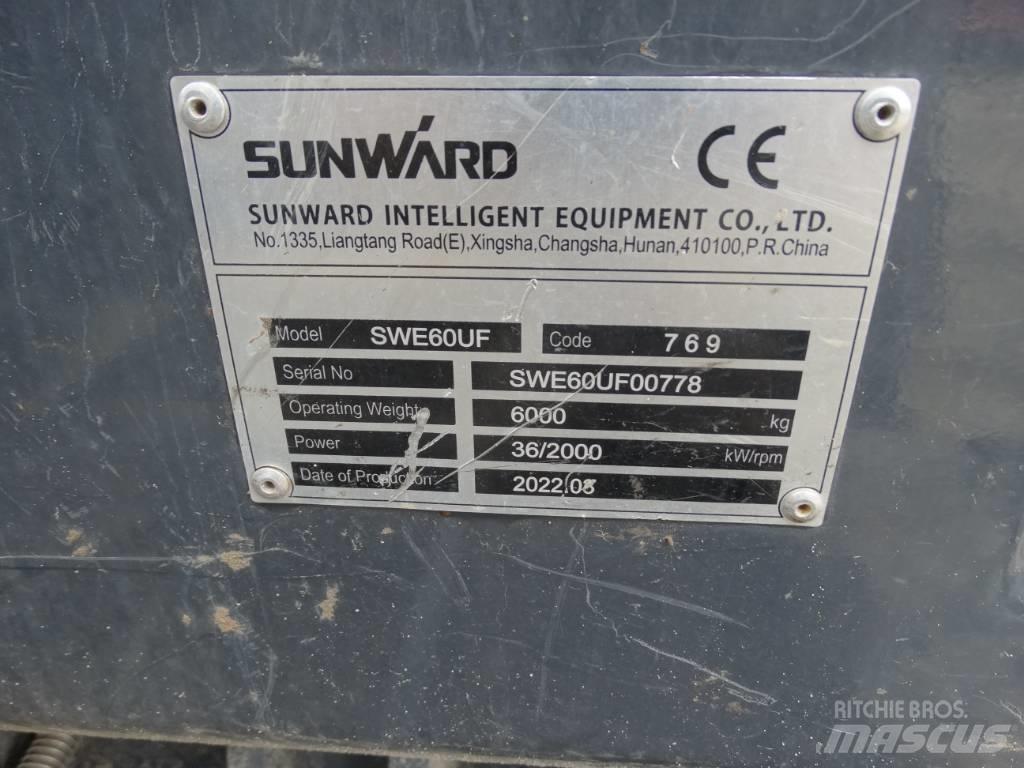 Sunward SWE 60 UF Midi ekskavatörler 7 - 12 t