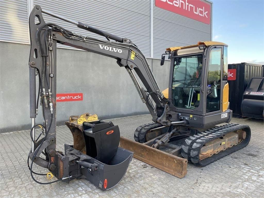 Volvo ECR50 Lastik tekerli ekskavatörler