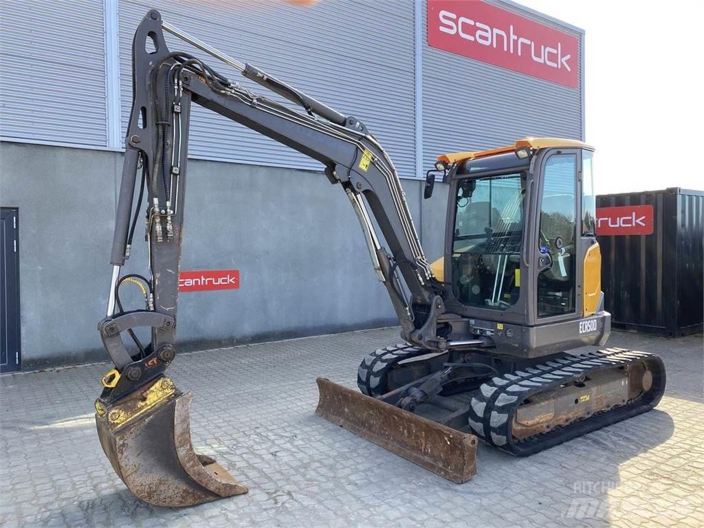 Volvo ECR50 Lastik tekerli ekskavatörler