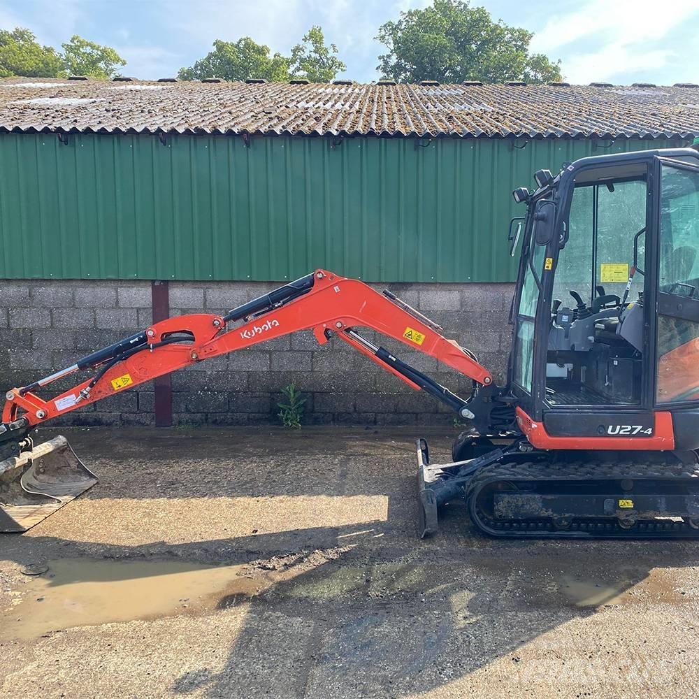 Kubota U 27-4 Mini ekskavatörler, 7 tona dek