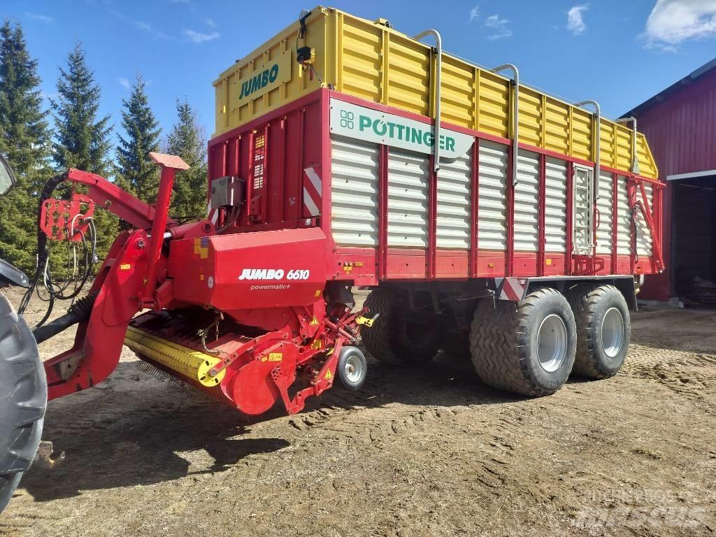 Pöttinger Jumbo 6610 Kendi yükler römorklar