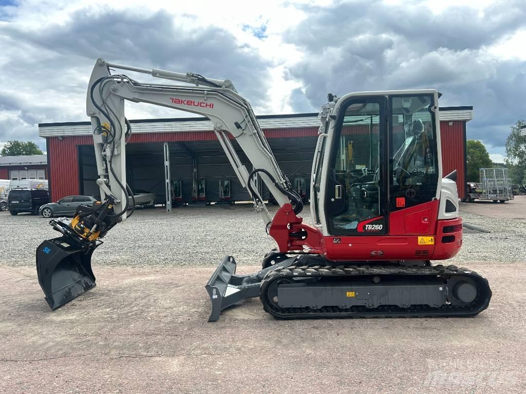 Takeuchi TB260 Mini ekskavatörler, 7 tona dek
