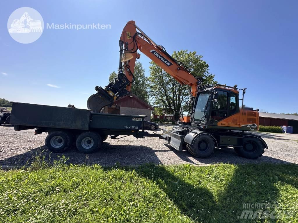 Develon DX 170 W-7 Lastik tekerli ekskavatörler