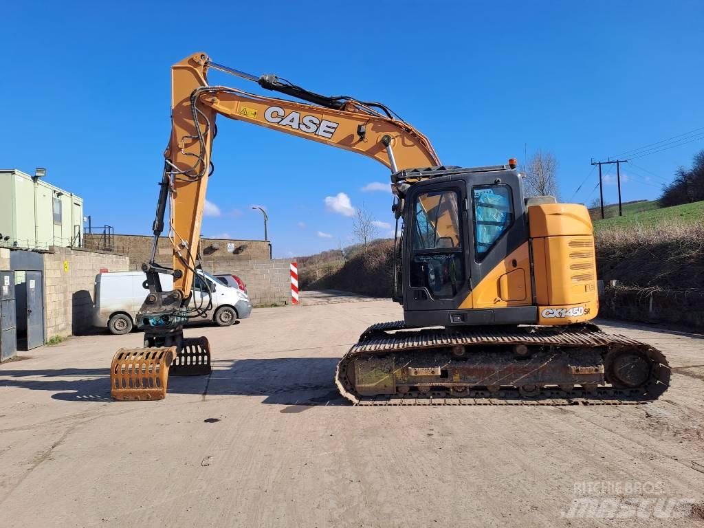 CASE CX145D SR Paletli ekskavatörler