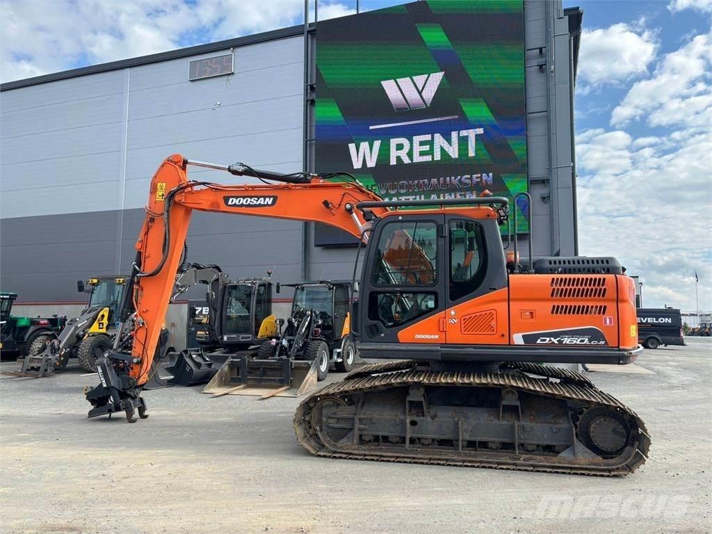 Doosan DX160HLC-5 Paletli ekskavatörler