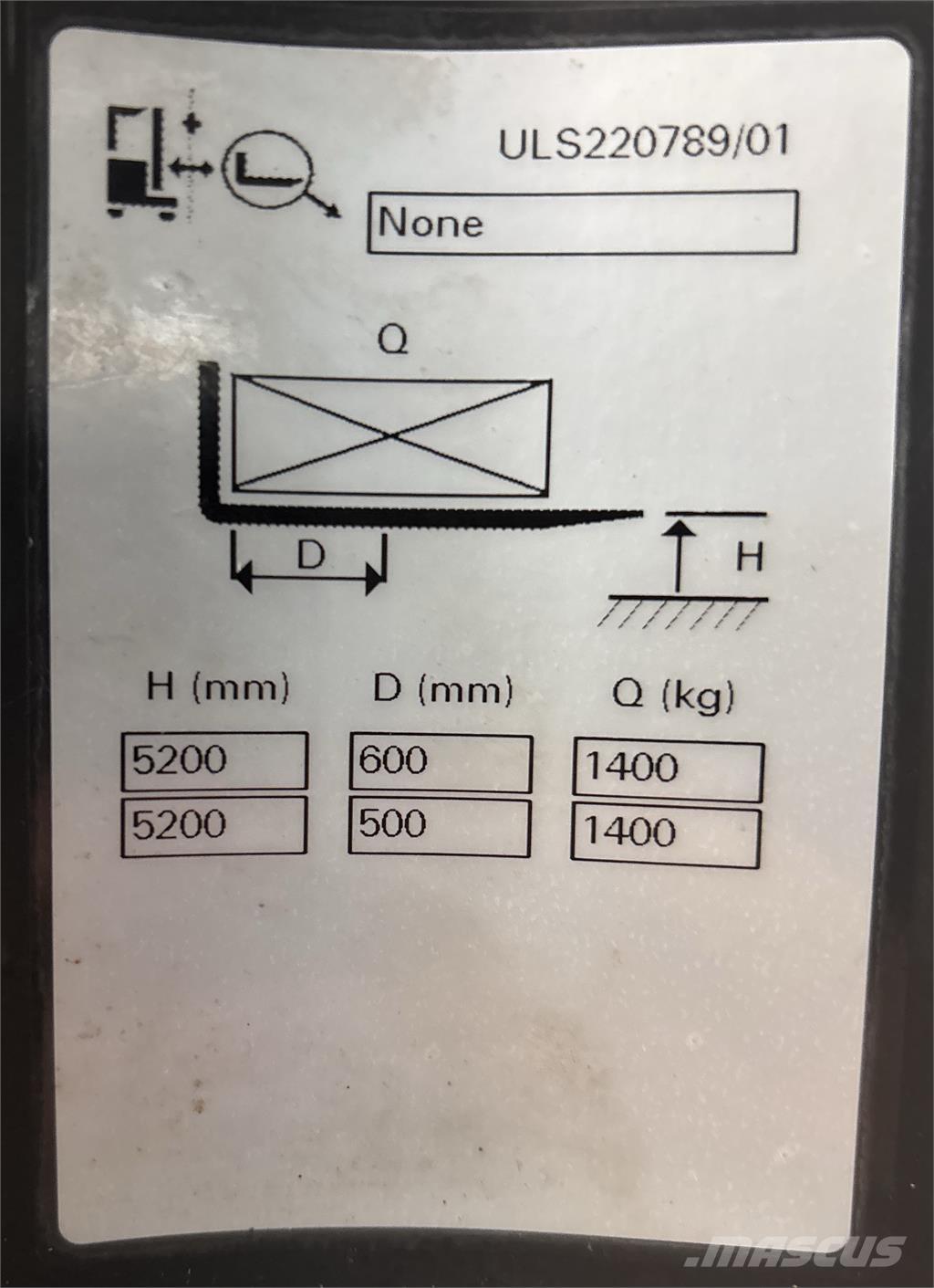 Atlet ULS140 Reach truck - depo içi istif araçları