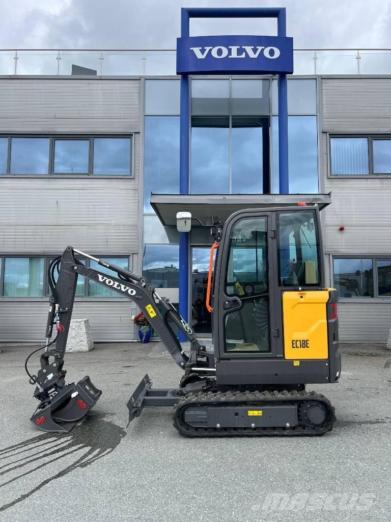 Volvo EC 18 E Mini ekskavatörler, 7 tona dek